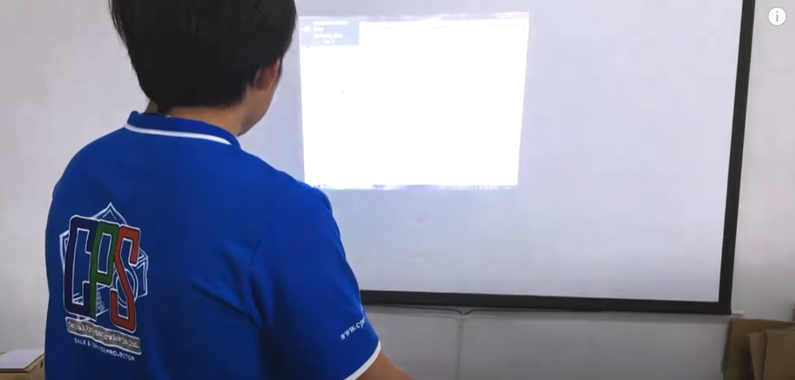 บริการปรับแต่งและตั้งค่าระบบโปรเจคเตอร์